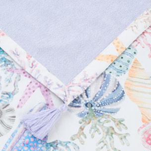 Toalla de playa con estampado marinero Conchana color varios