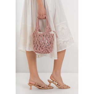 Kocca - Borsa bucket corda intrecciata Donna