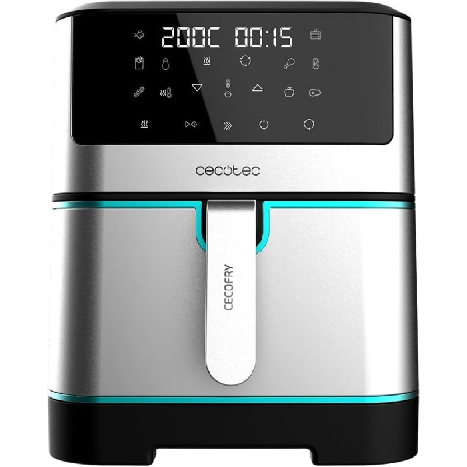 Cecotec Friteuse à air Cecofry Supreme 8000, 8 L, 1800 W, 10 menus, Technologie