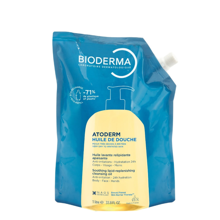 Atoderm Huile de Douche - Anti-Irritations Peaux Sensibles Sèches à Très Sèches