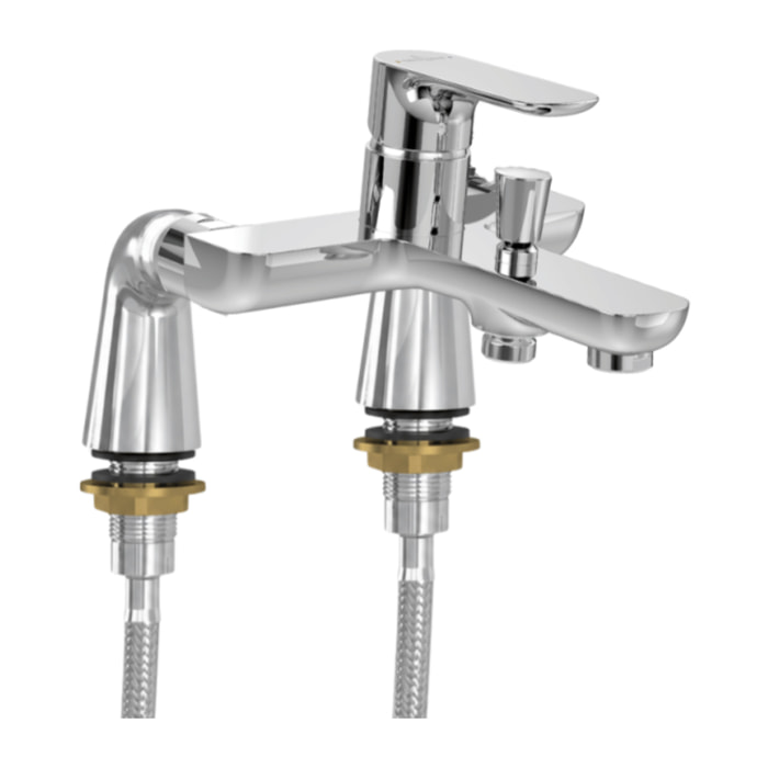 Mitigeur bain douche mécanique O novo Chrome