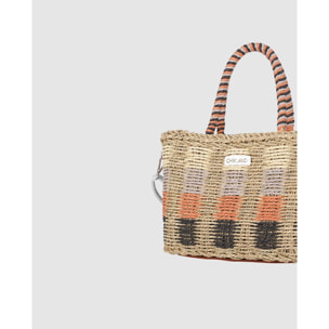 Bolso - Blanco - Medida: 28 cm x 23 cm x 14 cm