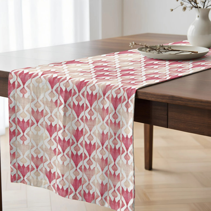 Chemin de table 100 % coton Tariro 125 6 50x150 cm