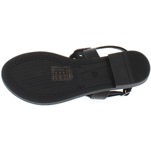 Marina Galanti Scarpe Donna Flat Sandals Flip-Flop Jewel MG 1E168 Black
