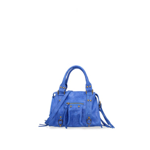 Borsa a spalla da donna - Modello Erisia - Vera pelle - 25.0 x 15.0 x 10.0 cm