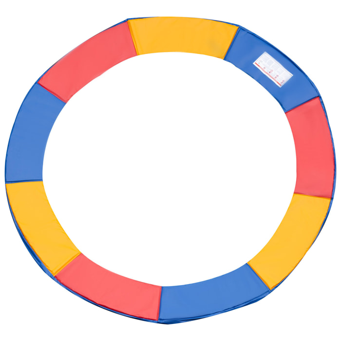 Couvre-ressort trampoline dia. 305 cm PVC PE haute densité rembourrage 15 mm multicolore