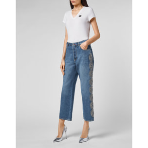 PHILIPP PLEIN Denim Trousers Loose Fit