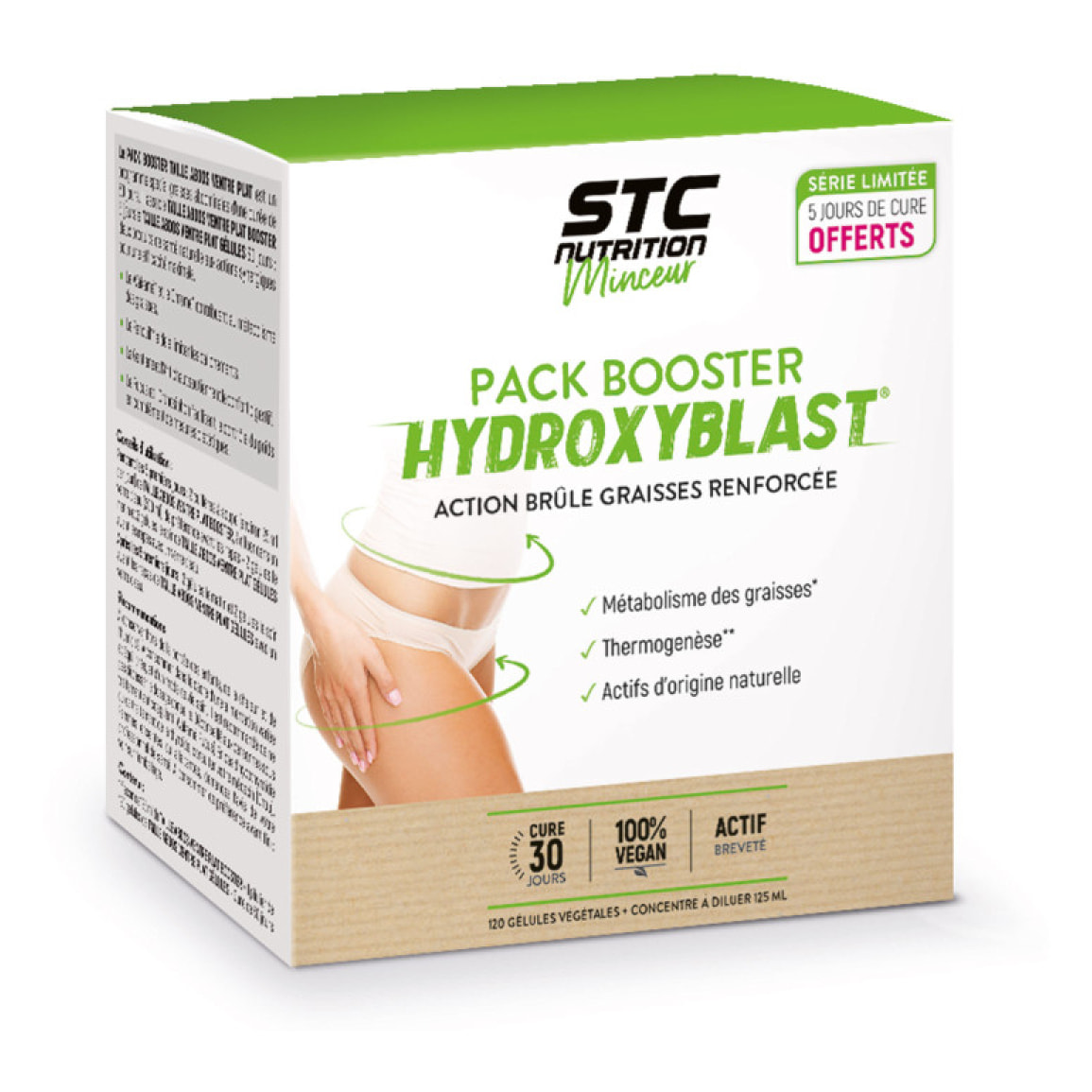 Pack Booster Hydroxyblast - Complément alimentaire minceur - Aide à drainer, détoxifier, brûler les graisses - Pour une perte de poids rapide - Programme 30j