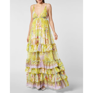 PHILIPP PLEIN Vestido largo NEW BAROQUE