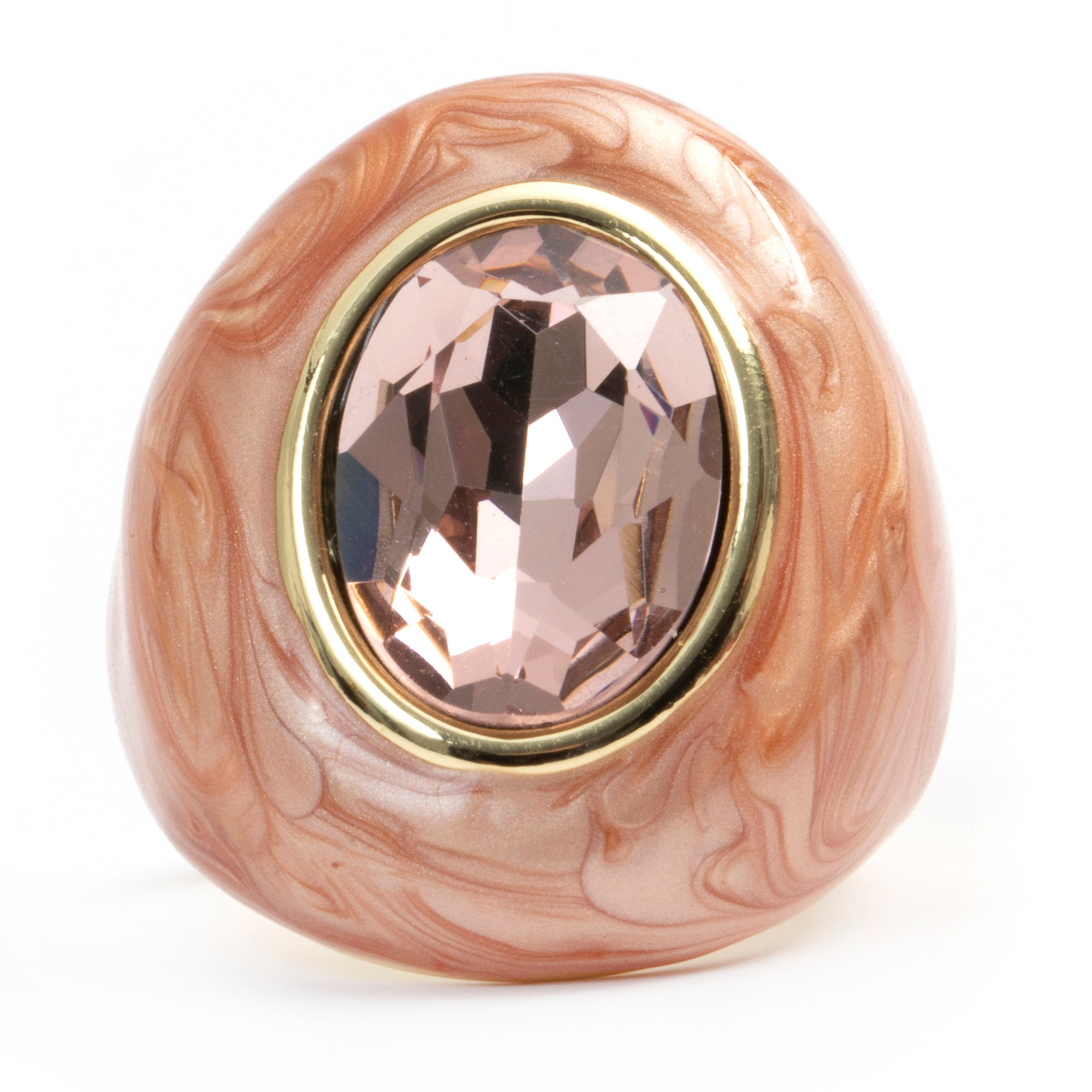 Anillo Vuwe acabado oro amarillo 18k