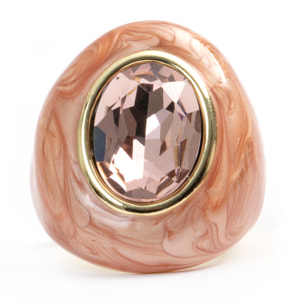 Anillo Vuwe acabado oro amarillo 18k