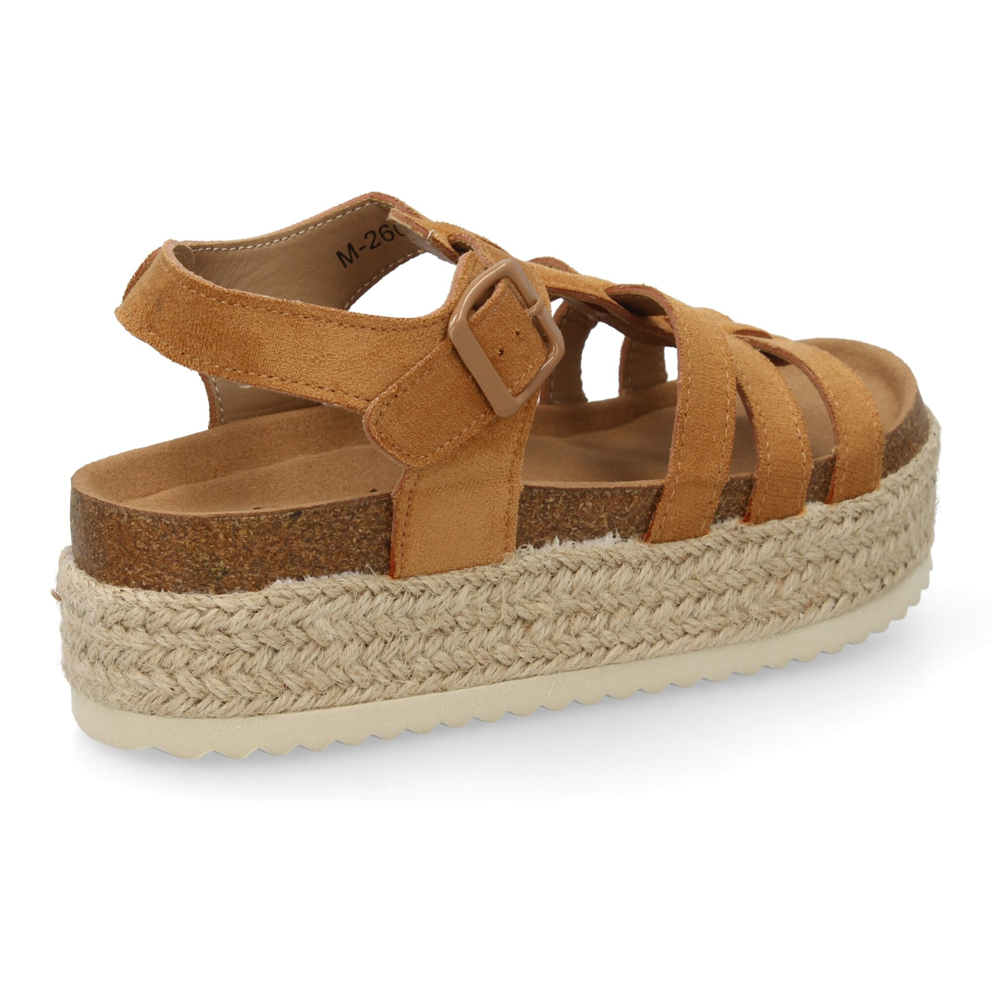 Sandalias con Plataforma de Yute para Mujer, Comodas y Elegantes, Diseño Moderno