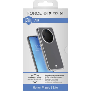 Coque FORCE CASE Honor Magic 8 Lite transparent