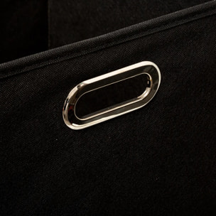 Panier tissu 31x31cm "Mix N' Modul" noir