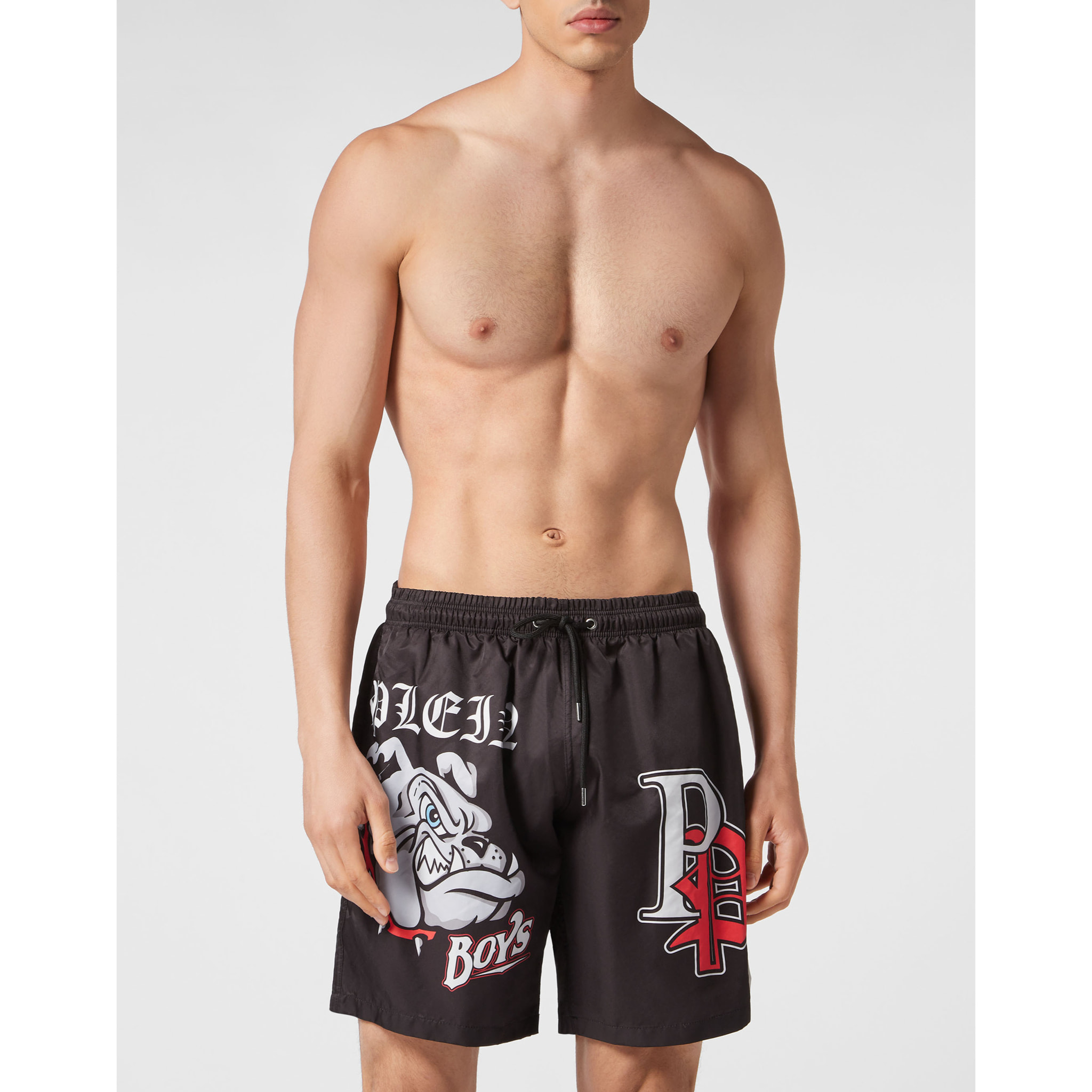 PHILIPP PLEIN Swim Trunks BULLDOGS