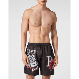 PHILIPP PLEIN Swim Trunks BULLDOGS