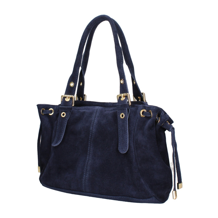 Borsa a mano da donna Made in Italy - Modello Lumena Lux - 100% pelle - 20.0 x 21.0 x 33.0 cm