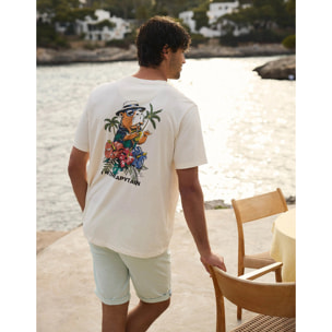Camiseta Manga Corta Blanco - Saraceno