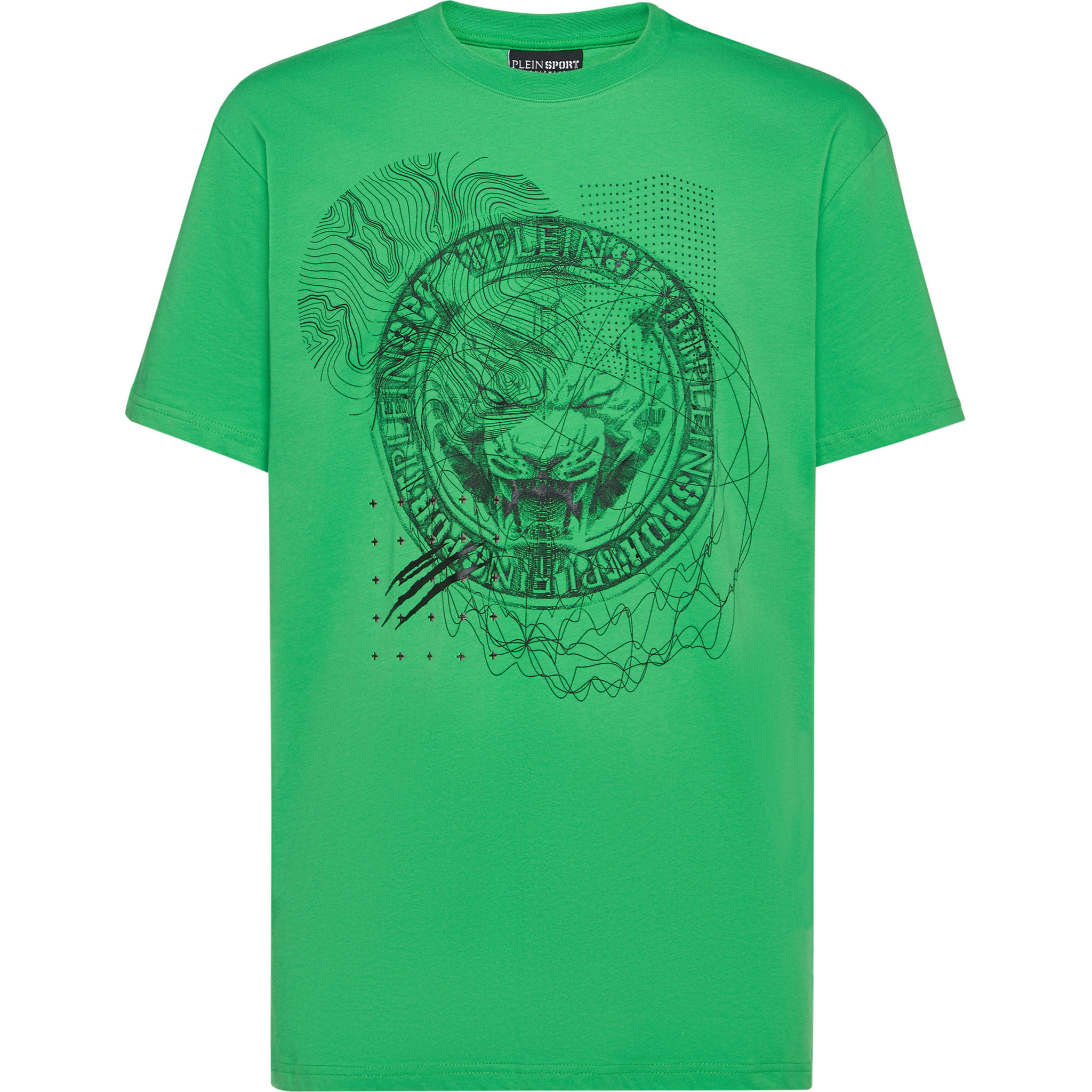 PLEIN SPORT Camiseta Cuello Redondo TIGER