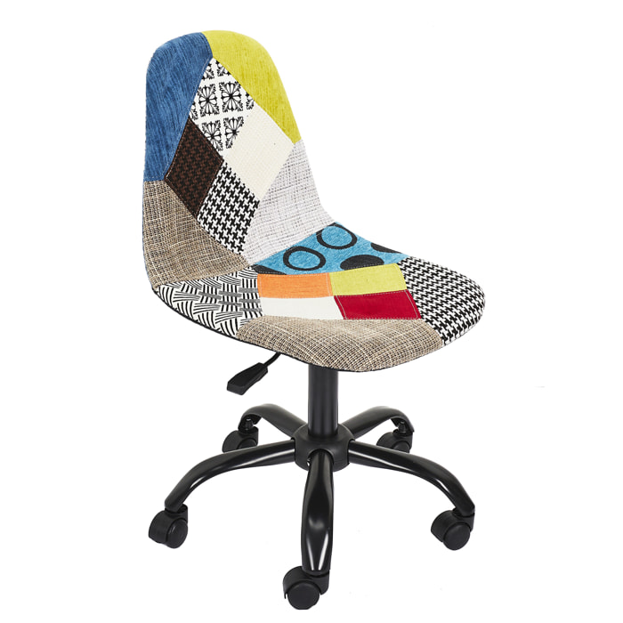 Chaise De Bureau Patchwork - Lot De 2