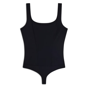 Body scollo quadrato in tessuto brevettato traspirante