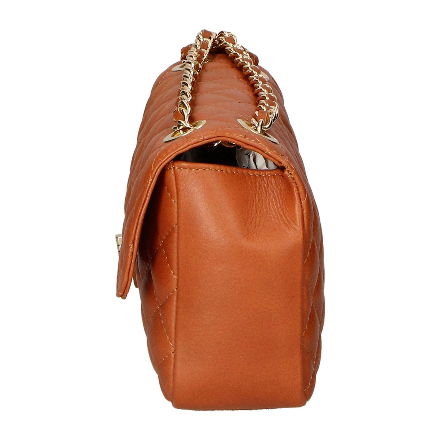 Borsa a spalla da donna - Modello Clizia - Vera pelle - 28.0 x 18.0 x 8.0 cm