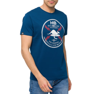 T-shirt in cotone 150 gr Hot Buttered Soulsurf Colore Blu Chiaro