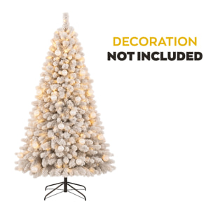 Shinny - Albero di Natale Innevato in PE, PVC e PP Ø145x270H cm, 2507 Punte