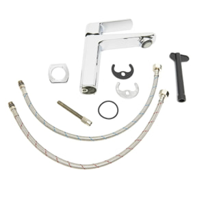 Mitigeur lavabo Feel, sans tirette, chrome SATBSFEEL271 avec une garantie de 5 ans