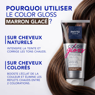 Color Gloss - Masque Raviveur de Couleur & Soin Marron Glacé 200 ml