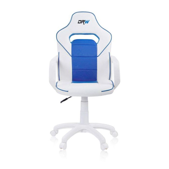 Silla gaming azul DRW Blanco - Azul DRW