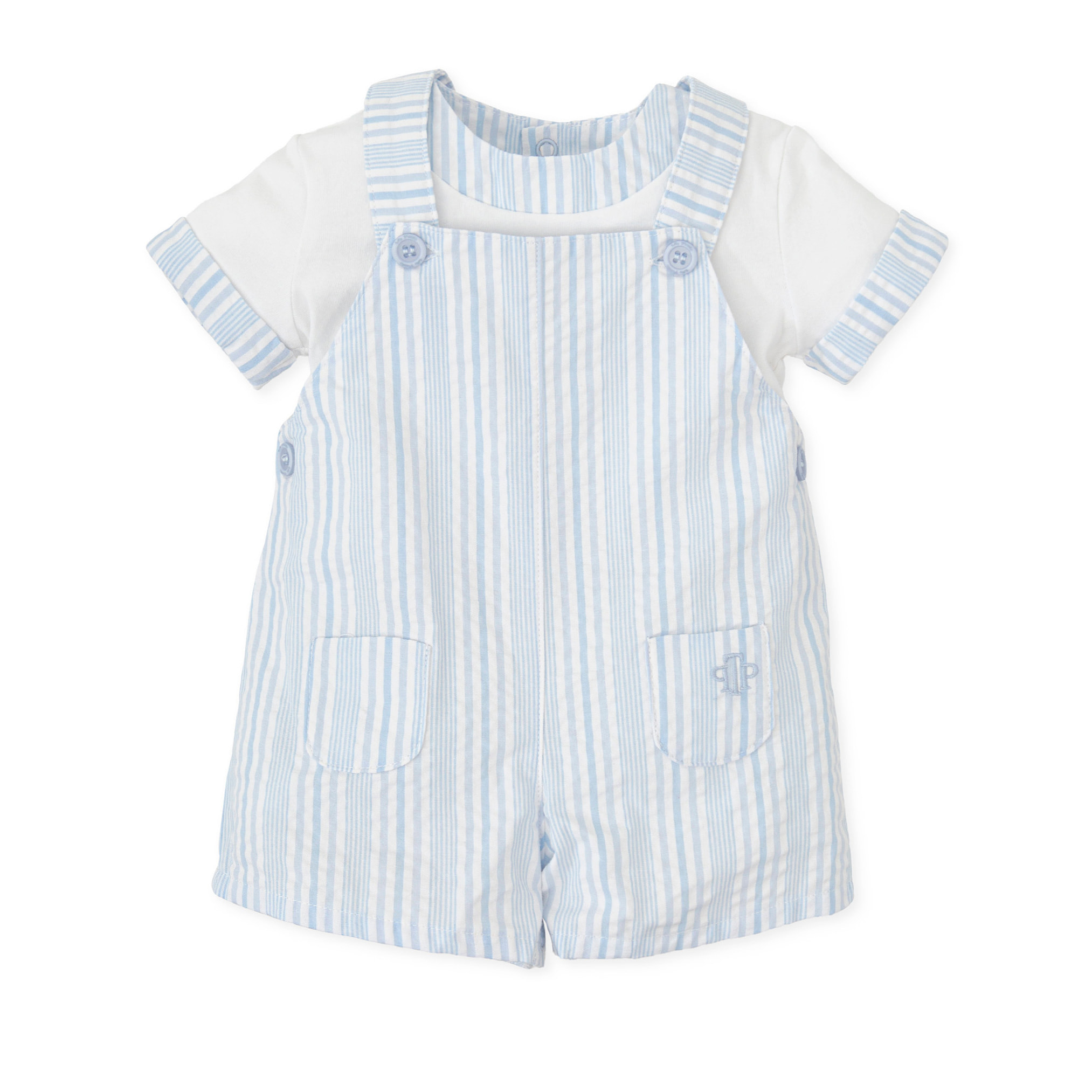 Conjunto 2 pzas. - Blanco celeste
