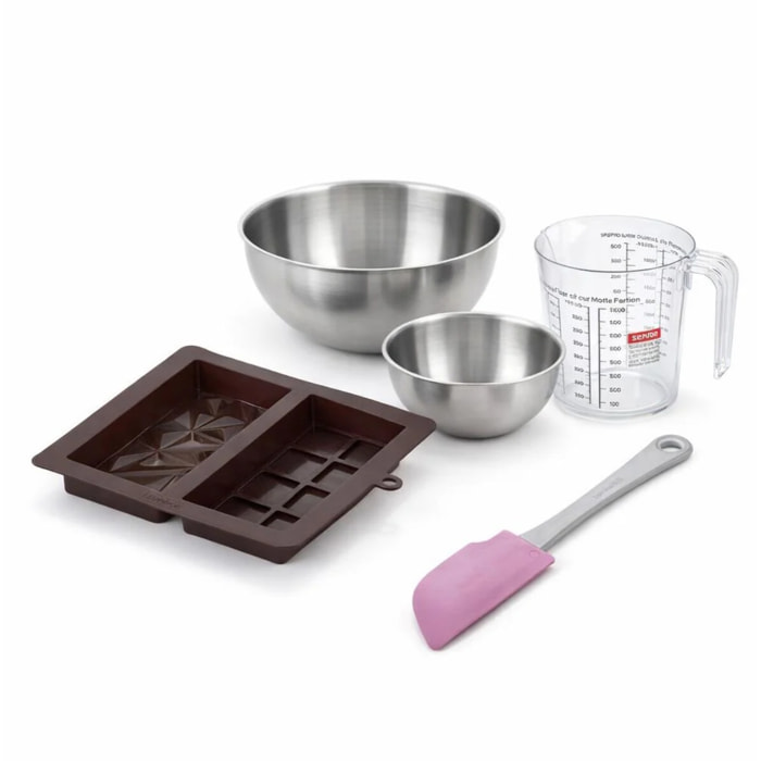 Set de 5 ustensiles de pâtisserie moule à gâteaux bol spatule pâtisserie et verre doseur Zenker Spécial créative 22,5 x 19 cm