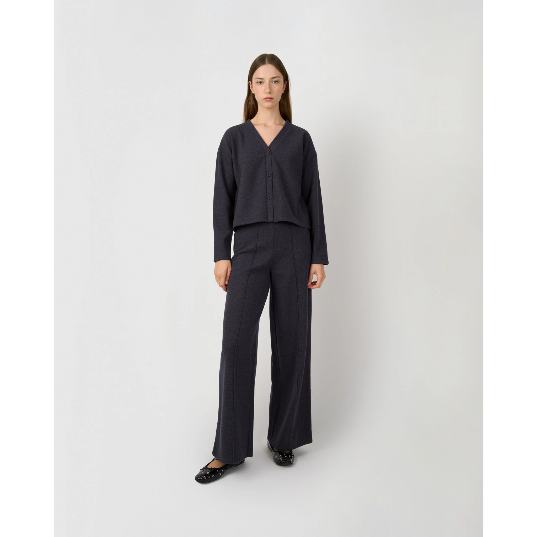 Set rebeca pantalón paño azul marino