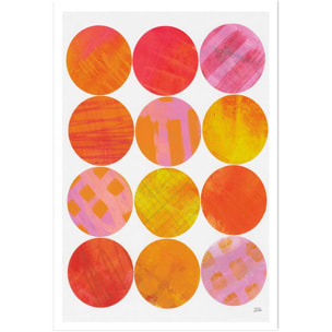 Poster sun shine circle Affiche seule