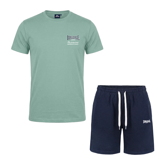 Completo Set Uomo LONSDALE Cotone Corto