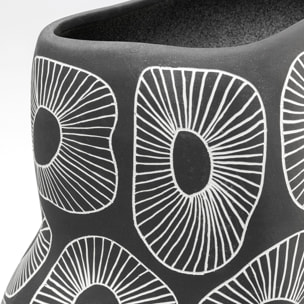Vase anémone 33cm gris Kare Design