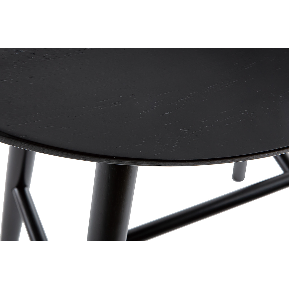 Tabouret de bar design noir 72 cm DEMORY