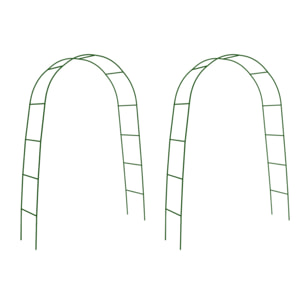 Arches de jardin arrondies 235cm - lot de 2