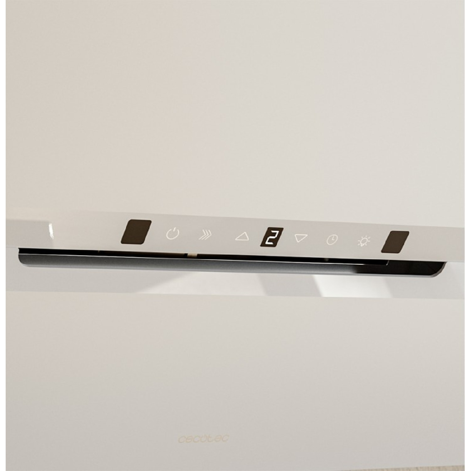 Cecotec Hotte décorative Bolero Flux DT 908010 Glass White A++