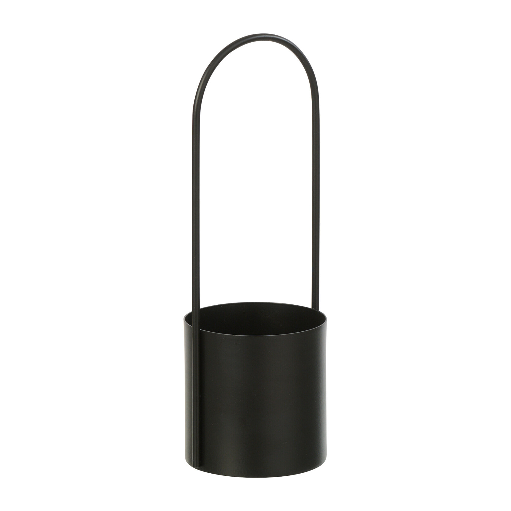 J-Line Cache-pot - métal - noir - small