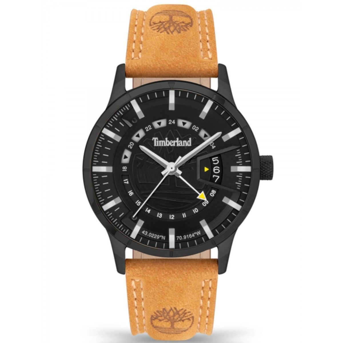 Reloj Timberland TDWGB2201504 Hombre Analogico Cuarzo con Correa de Cuero