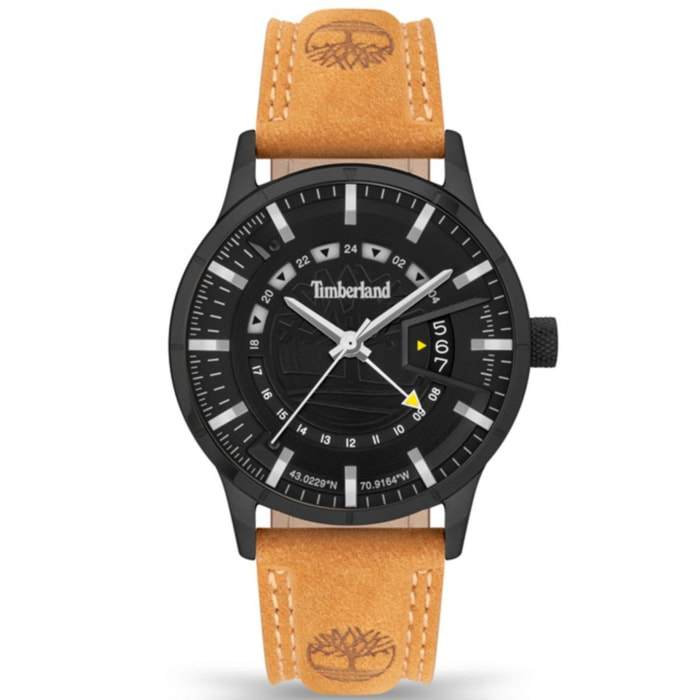 Reloj Timberland TDWGB2201504 Hombre Analogico Cuarzo con Correa de Cuero