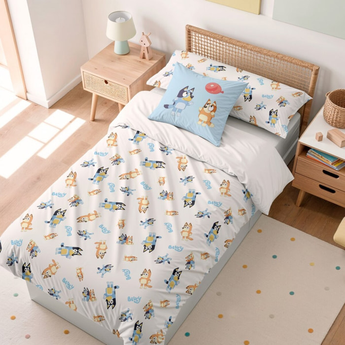 Funda nordica BLUEY + funda almohada 65x65