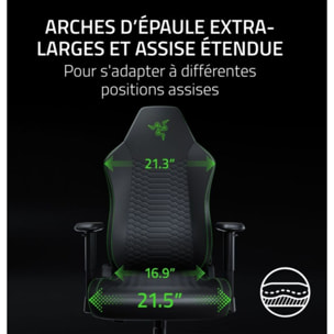 Chaise gaming RAZER Iskur V2 X NewGen Black/Green
