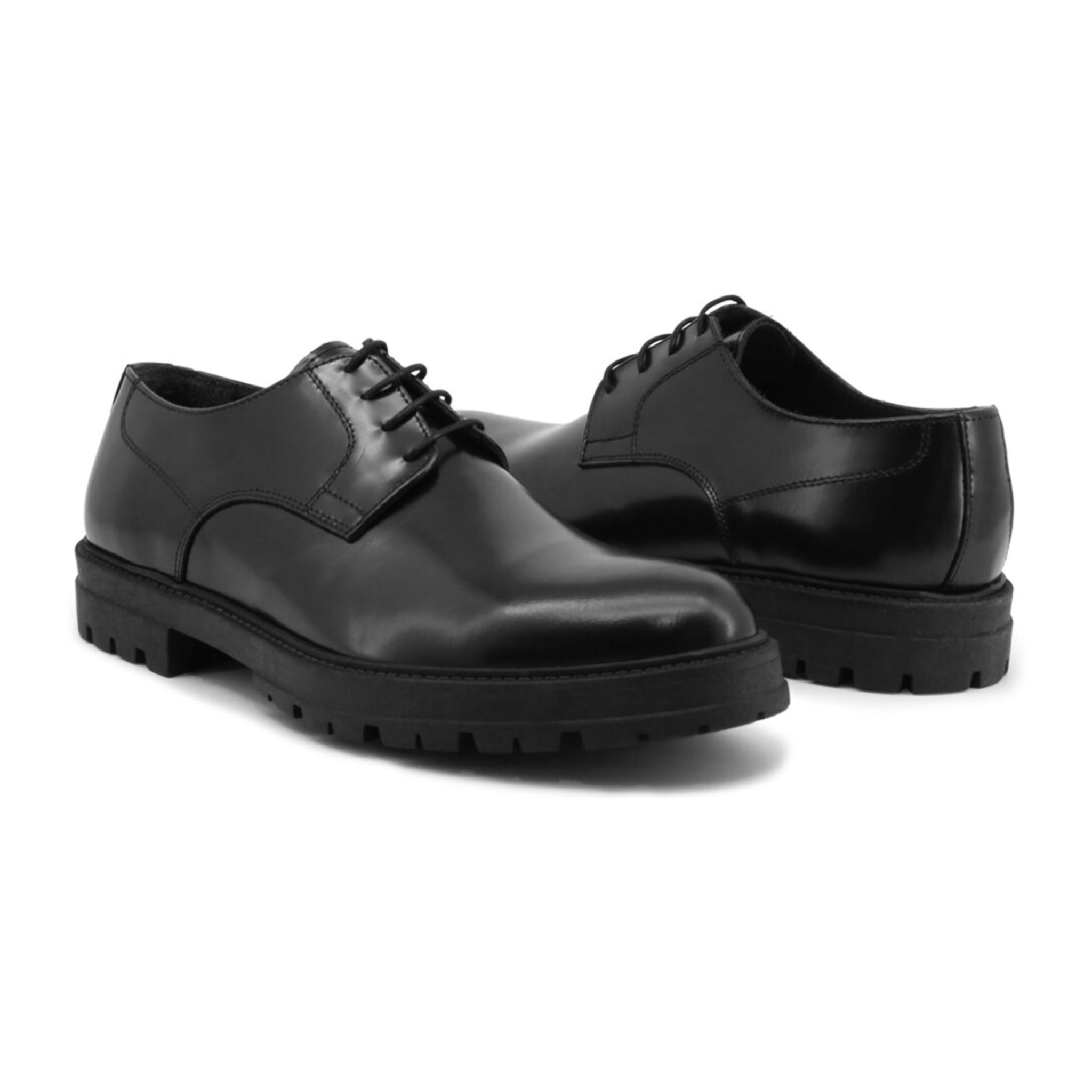 Zapatos Oxford para Hombre - Duca di Morrone Italo Leather Black