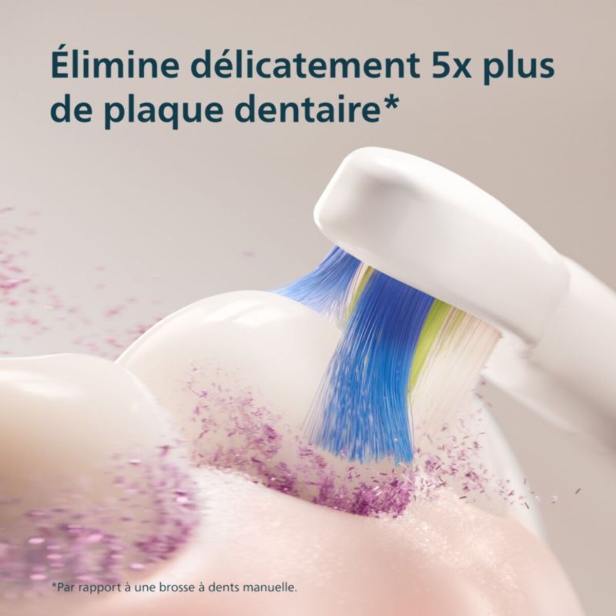 Brosse à dents électrique PHILIPS HX4042/41 Serie 4100 Blanche