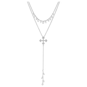 Collana U.S. Polo Assn. In metallo rodiato