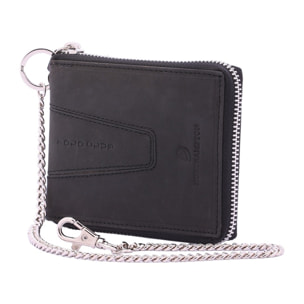 Portafoglio uomo in vera pelle - Modello False - Casual - 10.0 x 12.0 x 3.0 cm