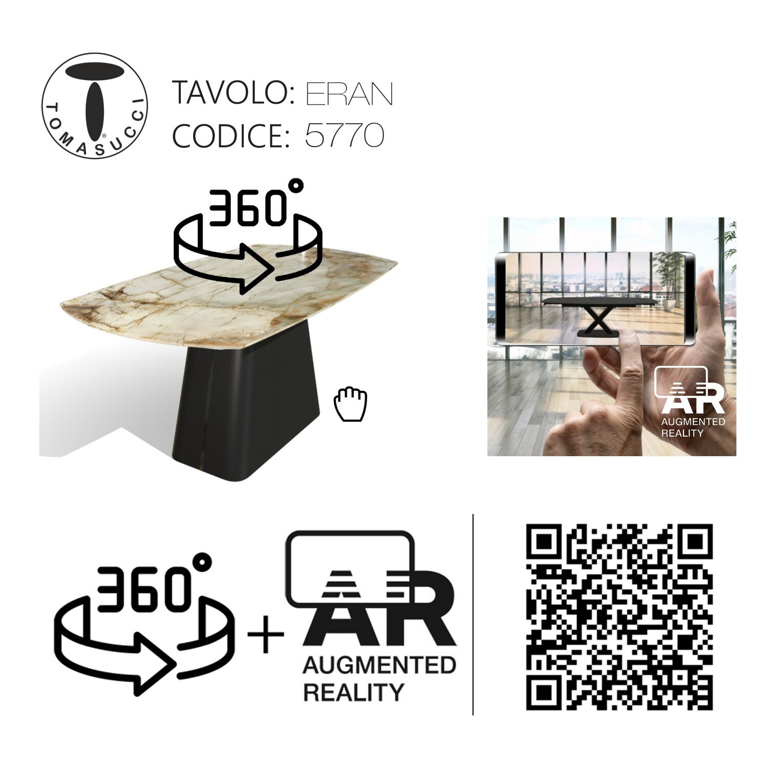 TOMASUCCI tavolo allungabile ERAN